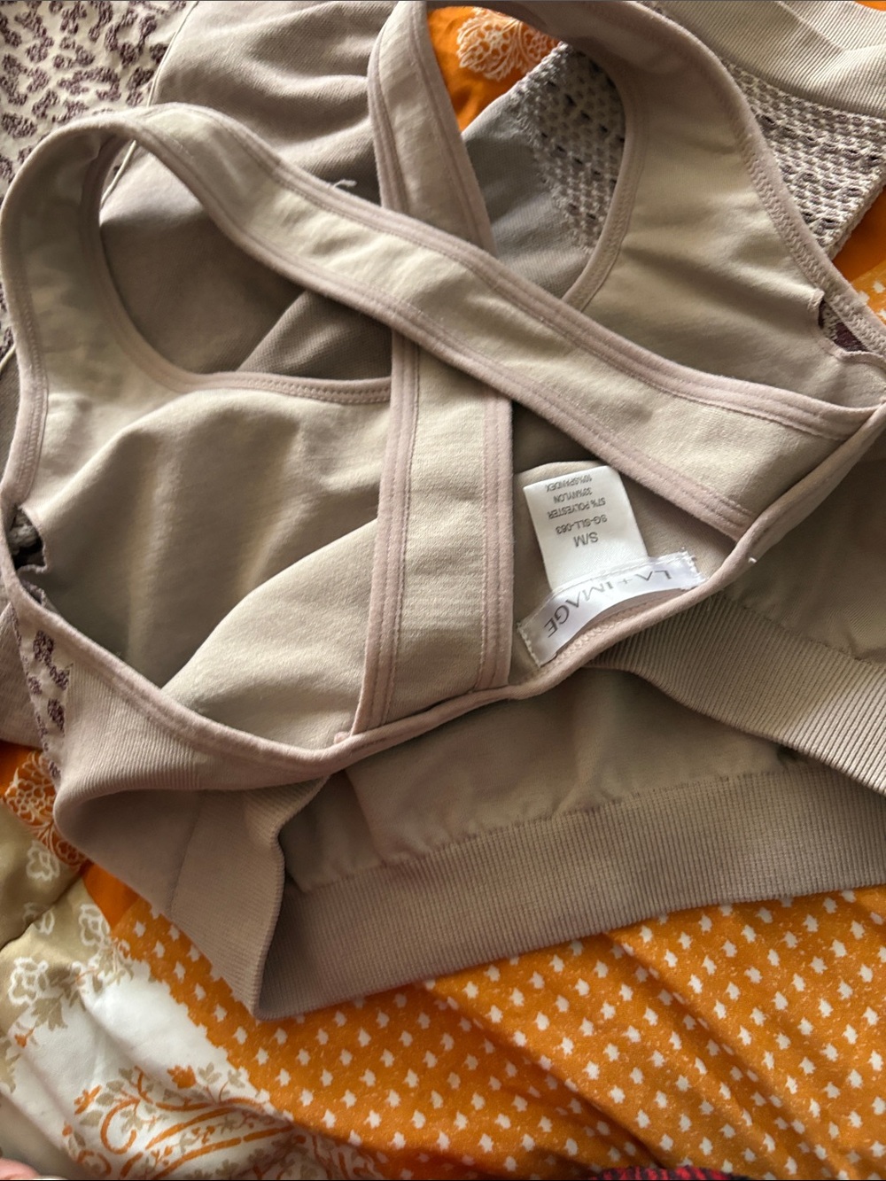 L'Amour Neutral Mauve Leopard Seamless Active Set - Picture 2 of 3